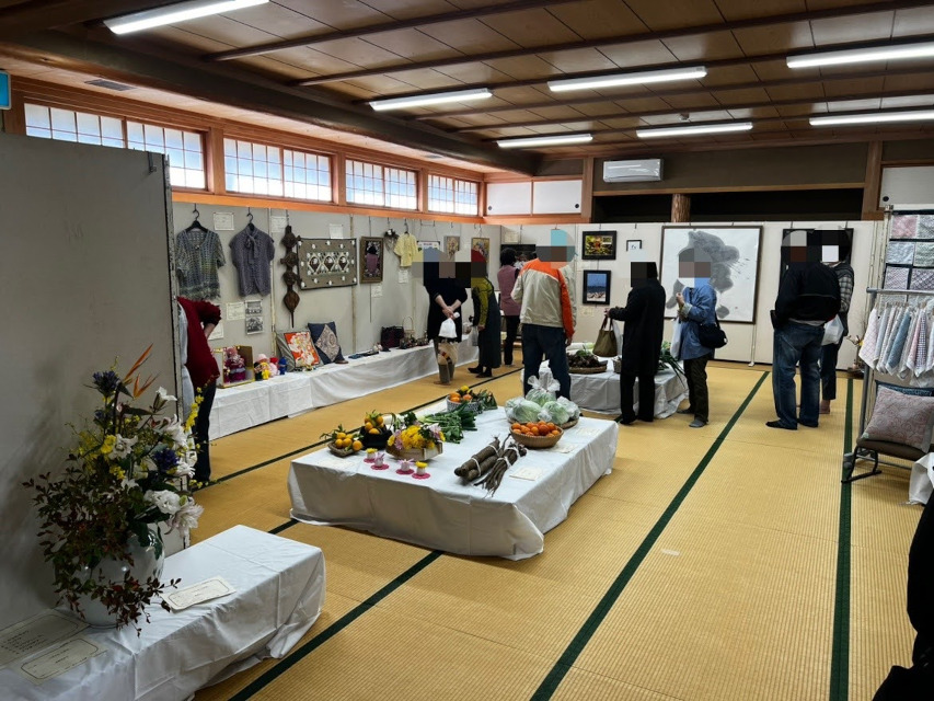 地域活性化、集落の文化祭。 集落開発センターにて開催されました！　昨年よりも多くの来訪者が有った印象です。